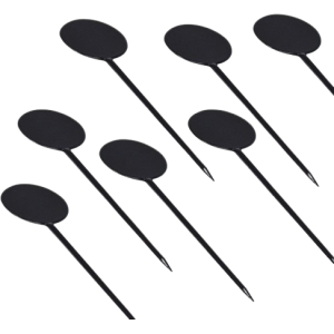 Cocktail Picks , Black with Disk top , 1x500 Pcs