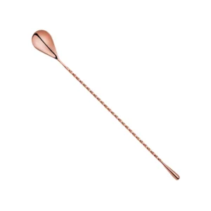 Copper Plated Teardrop Bar Spoon, 40 cm