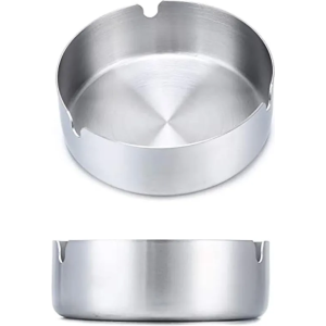 Round Ashtray Stainless Steel