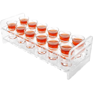Shot Glass Tray, 12 Holes Acrylic